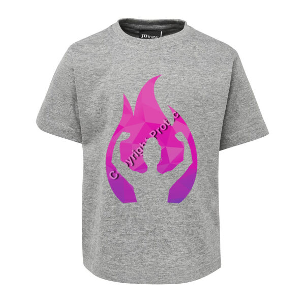 Woman on fire kids singlet Thumbnail