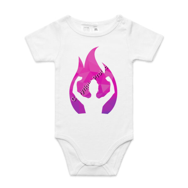 Woman on fire kids singlet Thumbnail