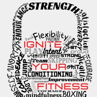 Kettle bell black and red Thumbnail